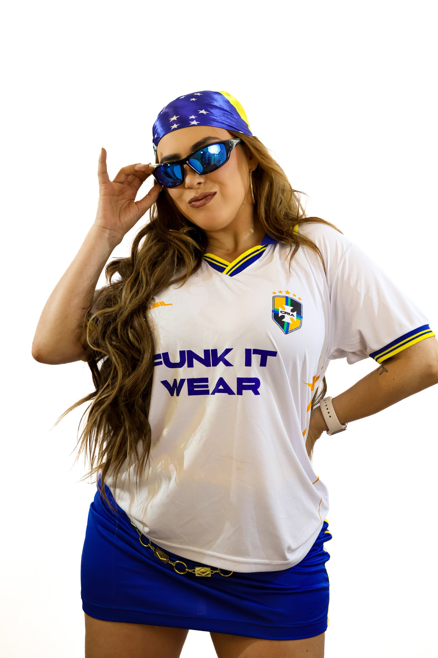 BARREIRA JERSEY BRANCA E AZUL